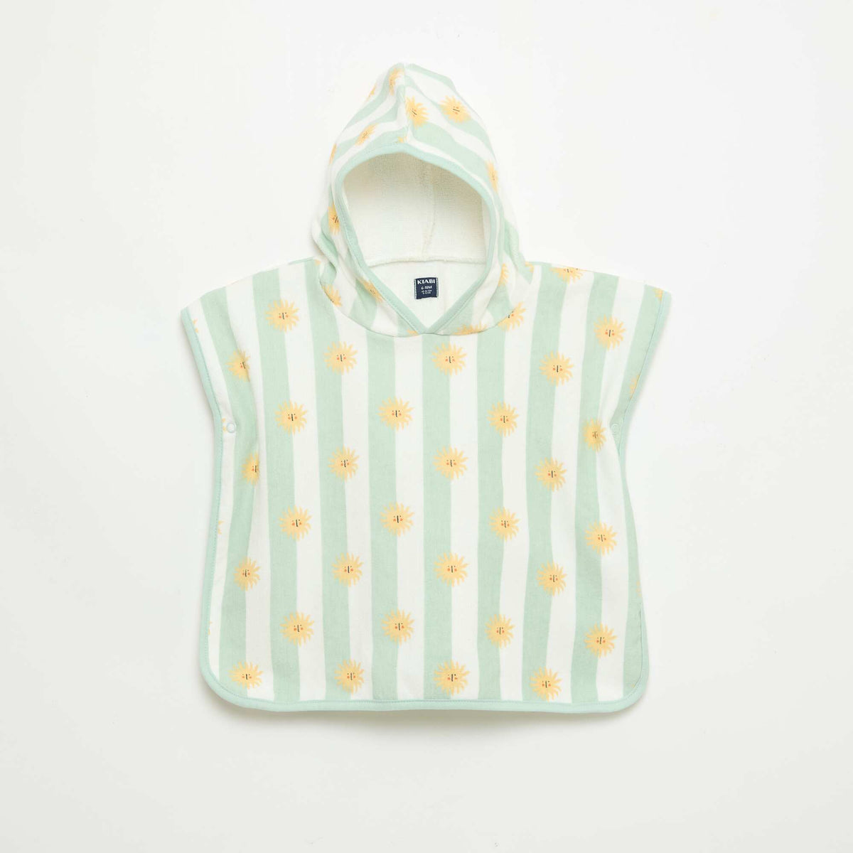 Capa de baño con capucha VERDE