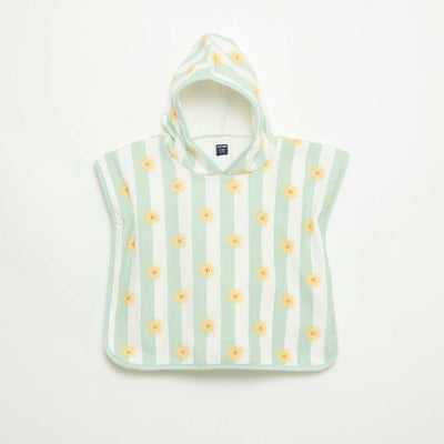 Capa de baño con capucha VERDE