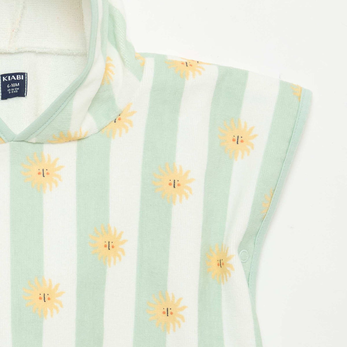 Capa de baño con capucha VERDE