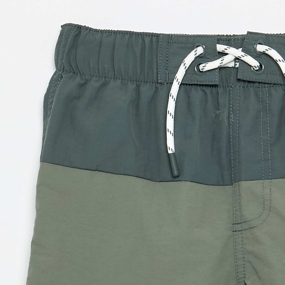 Bañador largas de rayas KAKI
