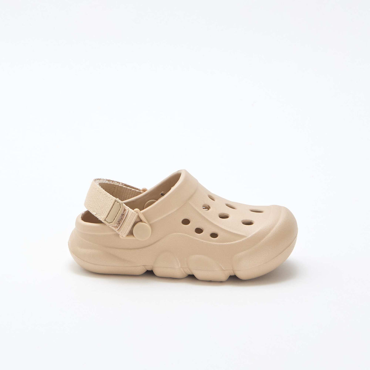 Zuecos cerrados de playa lisos BEIGE