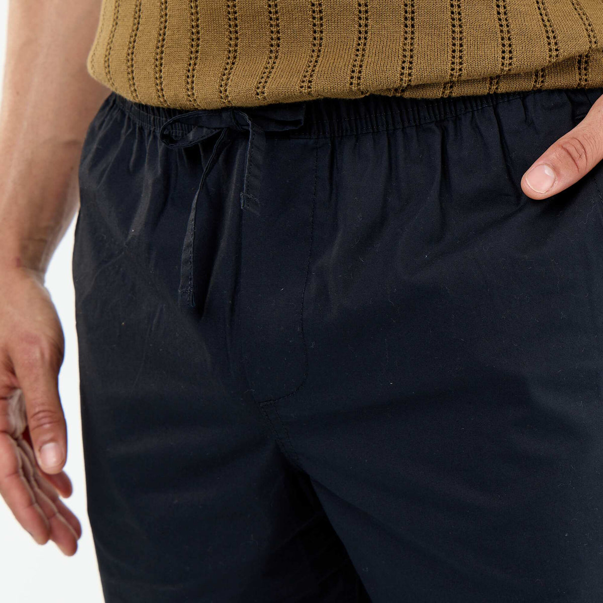 Pantalón de vestir de popelina NEGRO