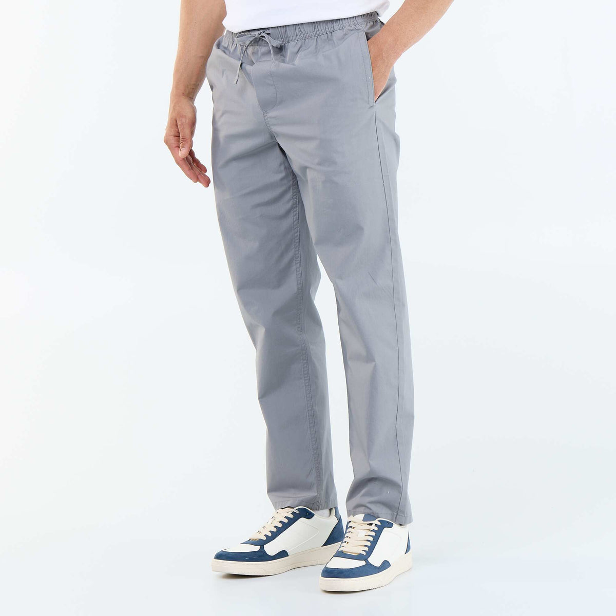 Pantalón de vestir de popelina GRIS