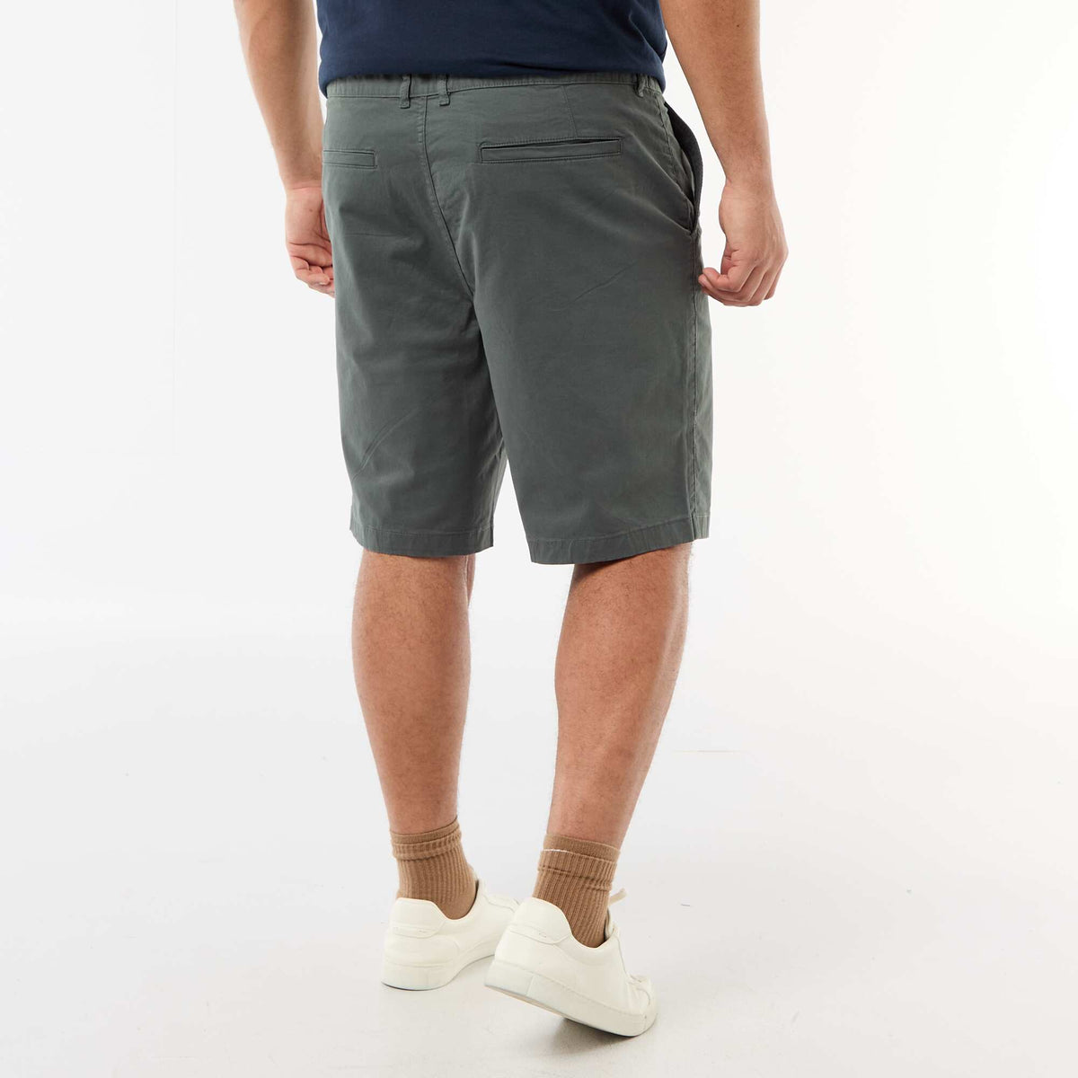 Bermuda chino en twill VERDE