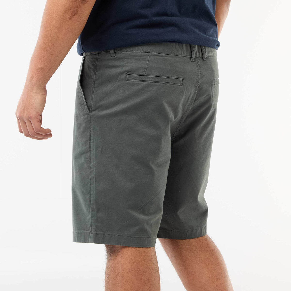 Bermuda chino en twill VERDE