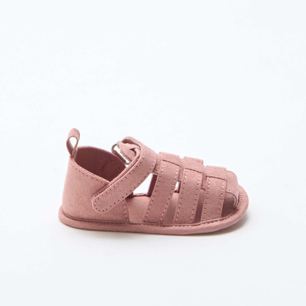 Par de sandalias con velcro ROSA