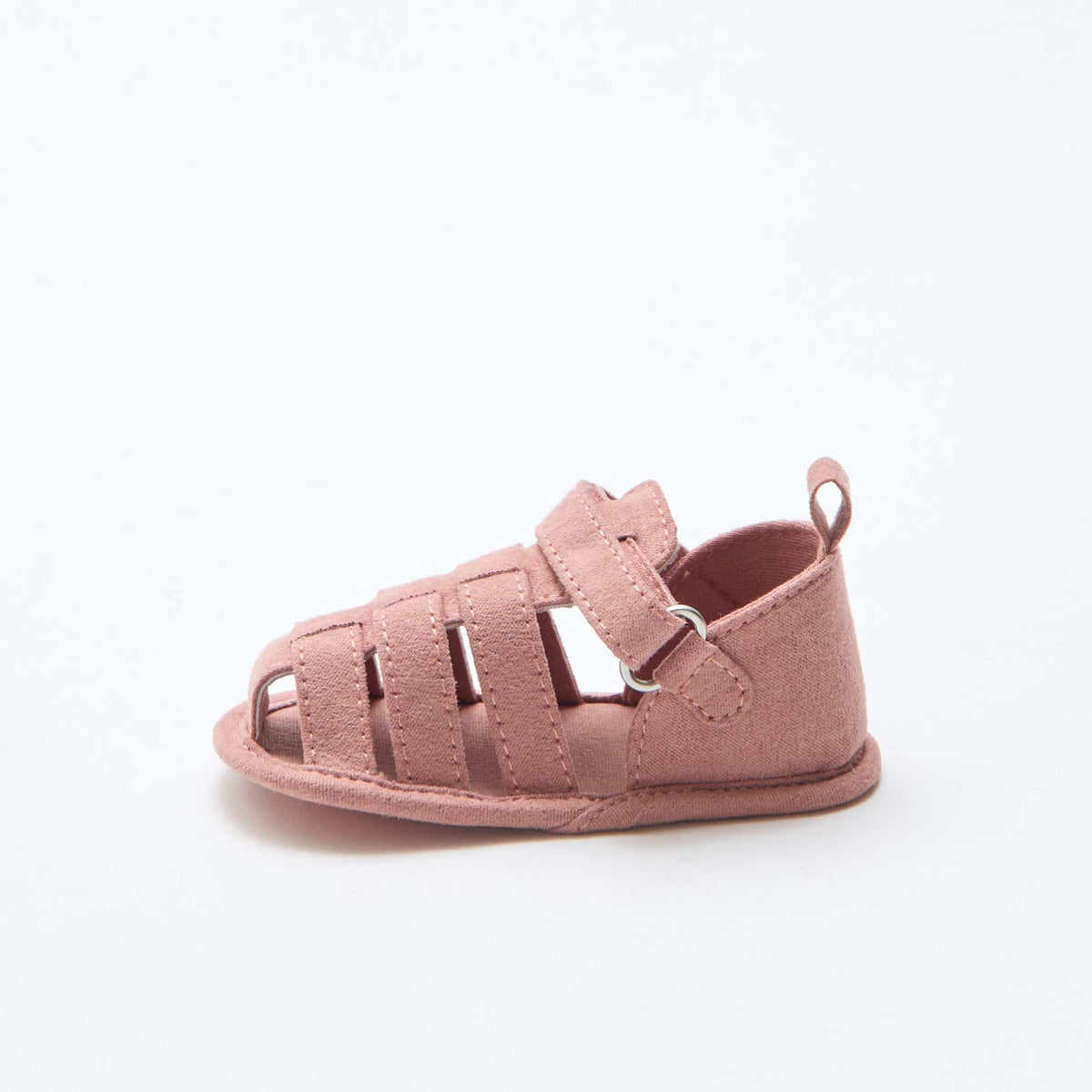 Par de sandalias con velcro ROSA
