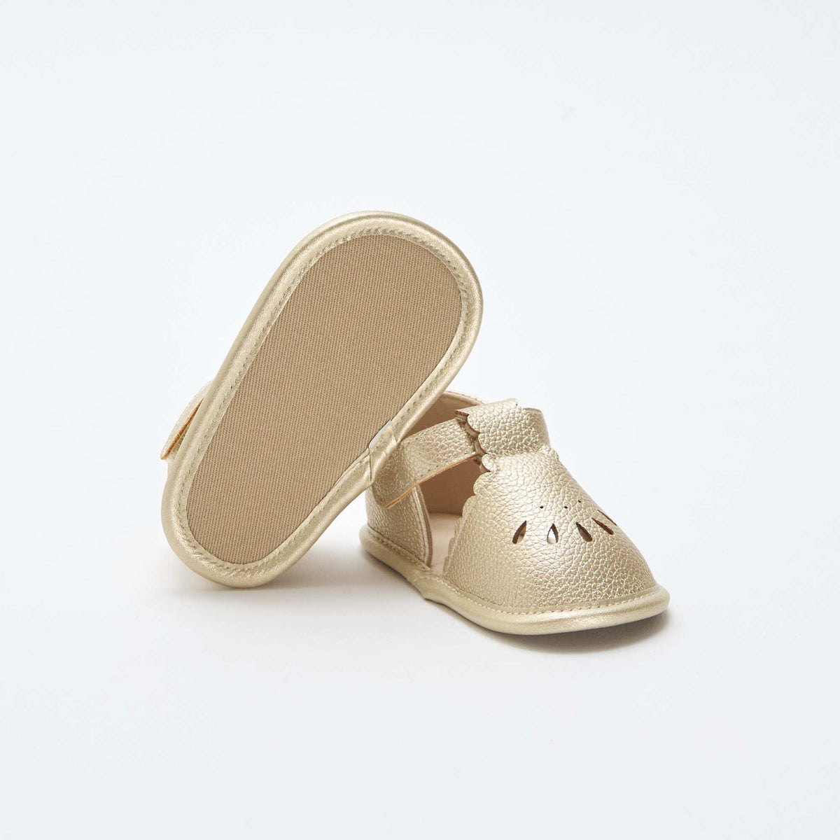 Sandalias de ceremonia doradas AMARILLO