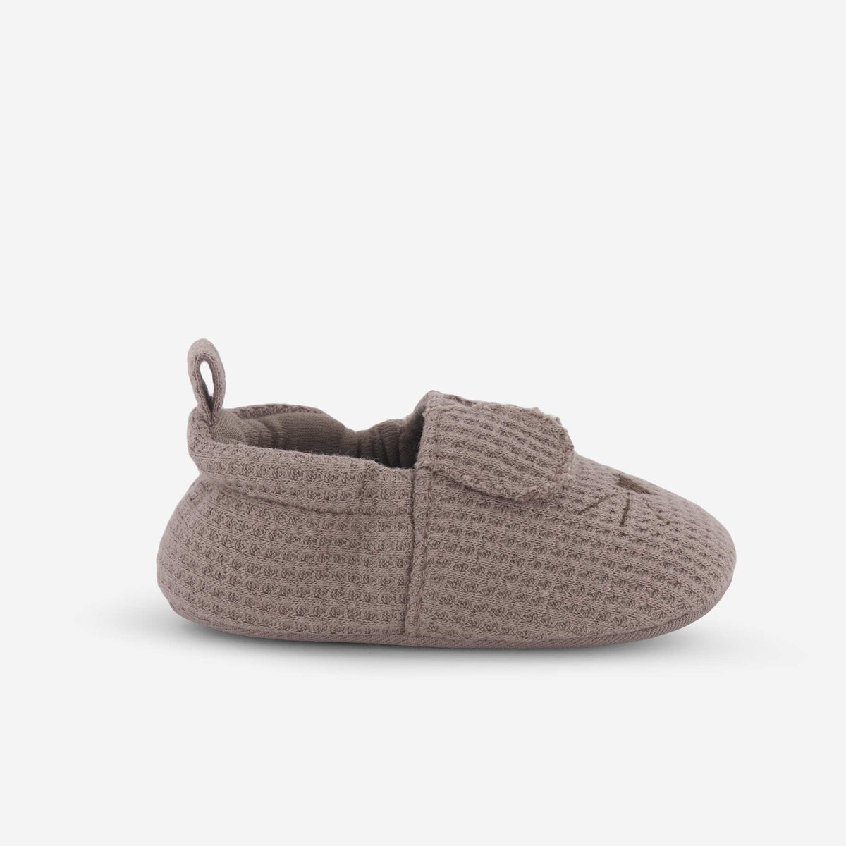 Zapatillas de gasa de algodón + orejas de animales MARRON