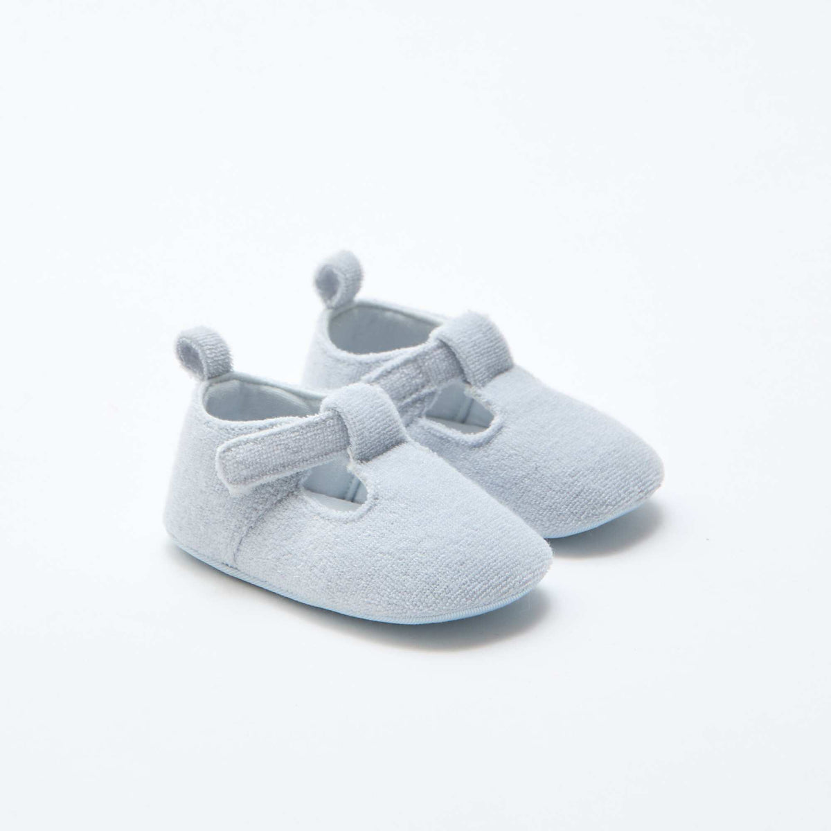 Zapatillas tipo bailarinas de rizo AZUL