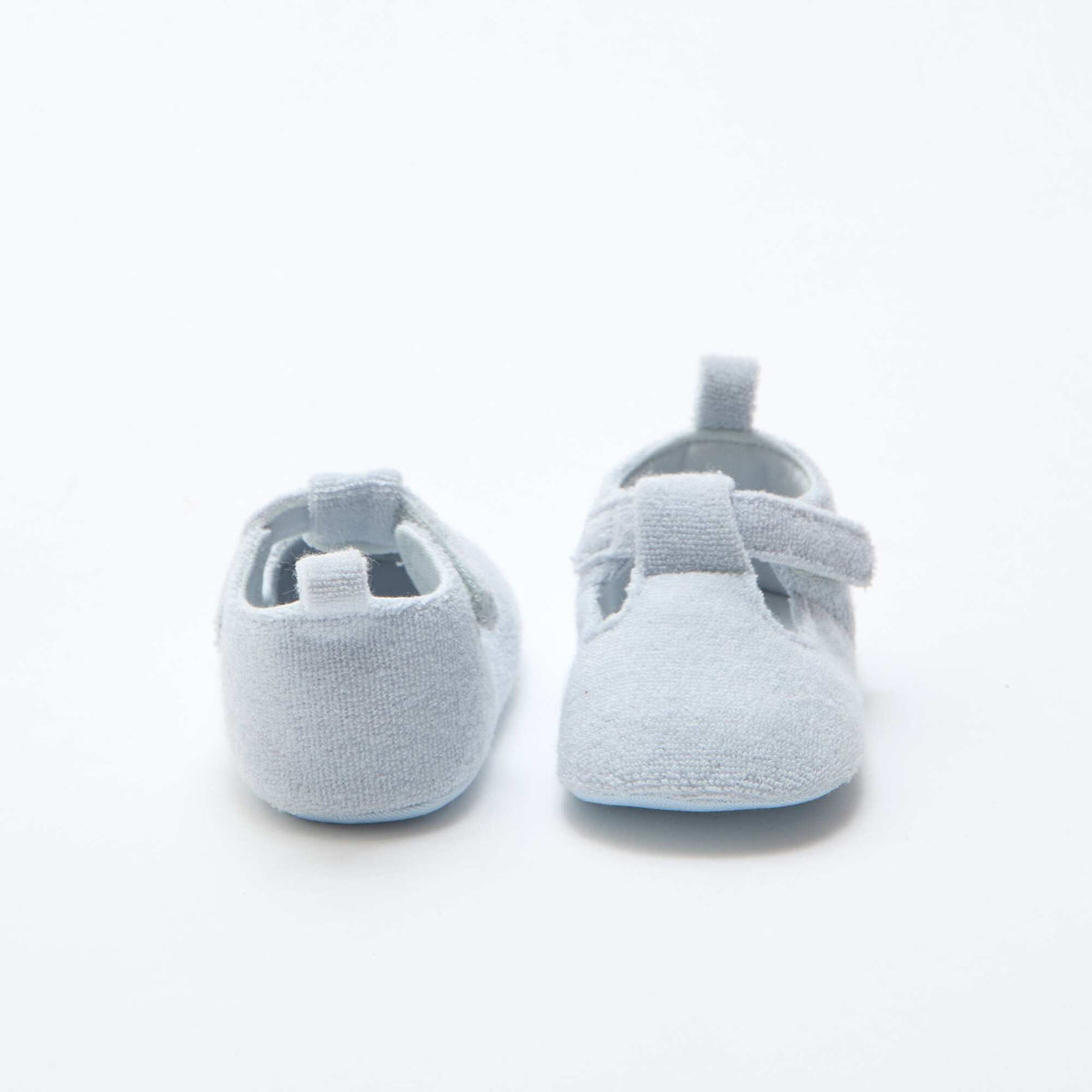Zapatillas tipo bailarinas de rizo AZUL