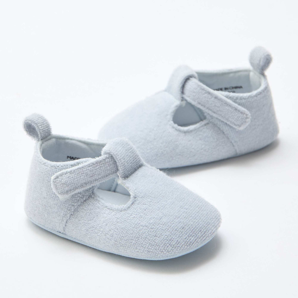 Zapatillas tipo bailarinas de rizo AZUL