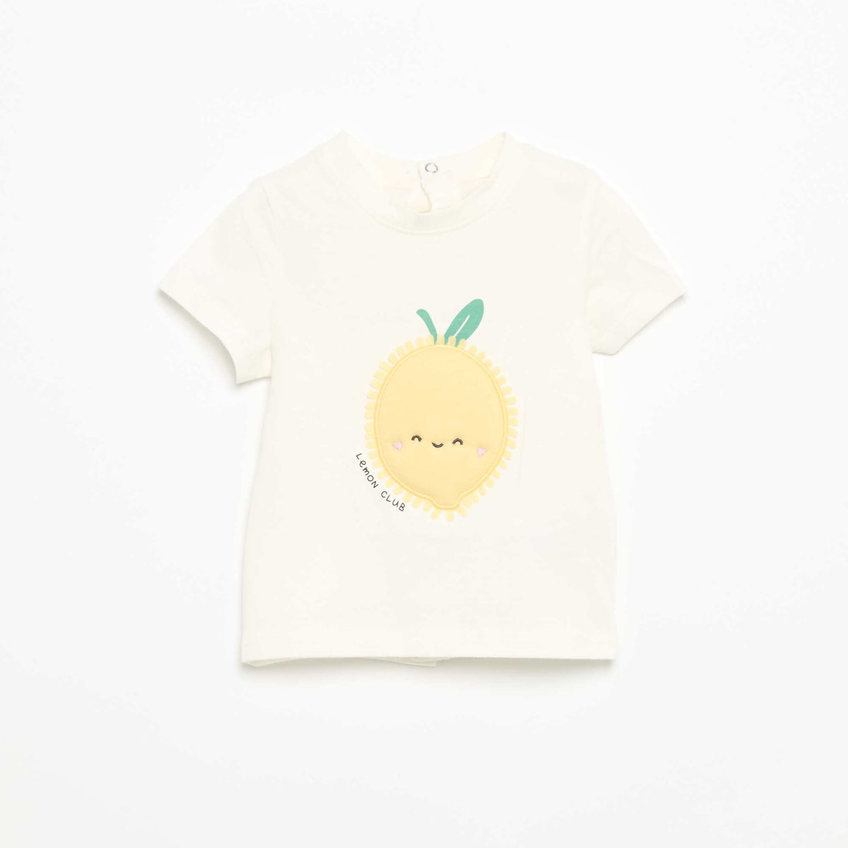 Camiseta de manga corta con estampado BLANCO