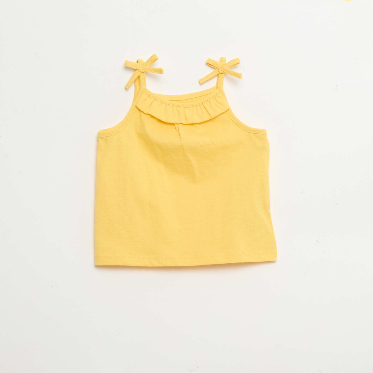 Pack de 2 camisetas de tirantes AMARILLO