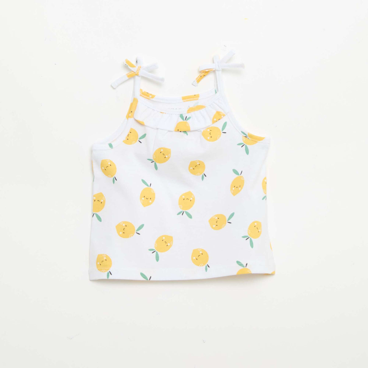 Pack de 2 camisetas de tirantes AMARILLO