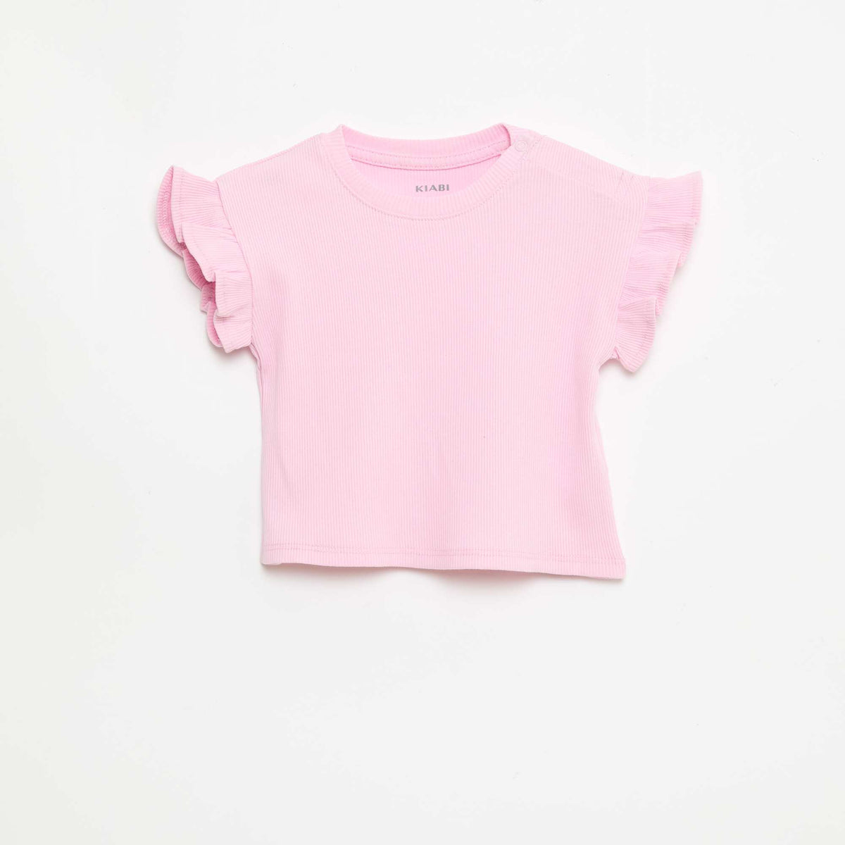 Pack de 2 camisetas de manga corta en punto de algodón BLANCO