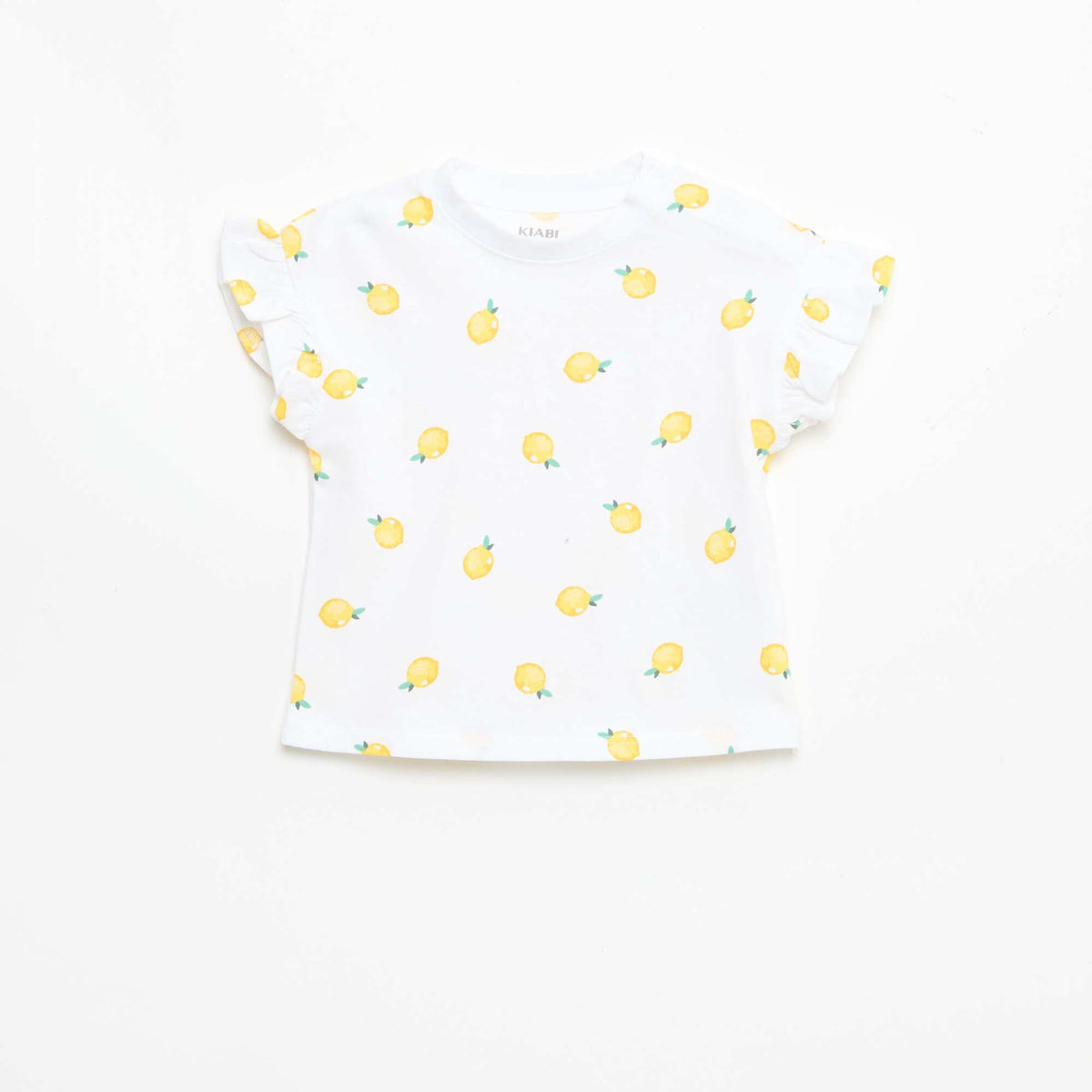 Pack de 2 camisetas de manga corta en punto de algodón BLANCO
