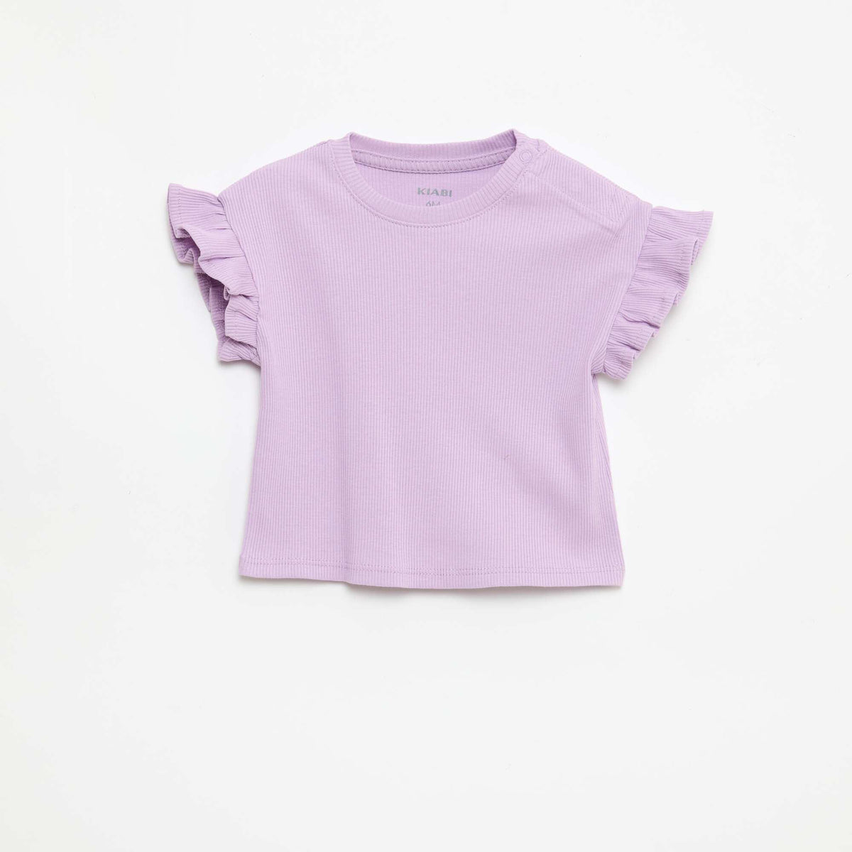 Pack de 2 camisetas de manga corta en punto de algodón BLANCO