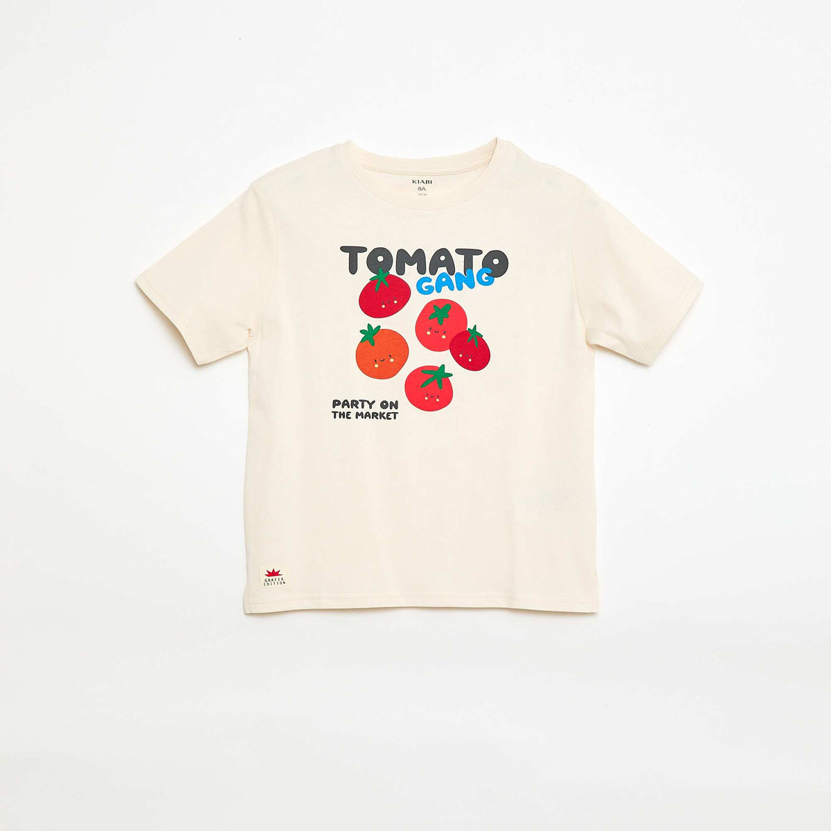Camiseta de manga corta estampada BLANCO