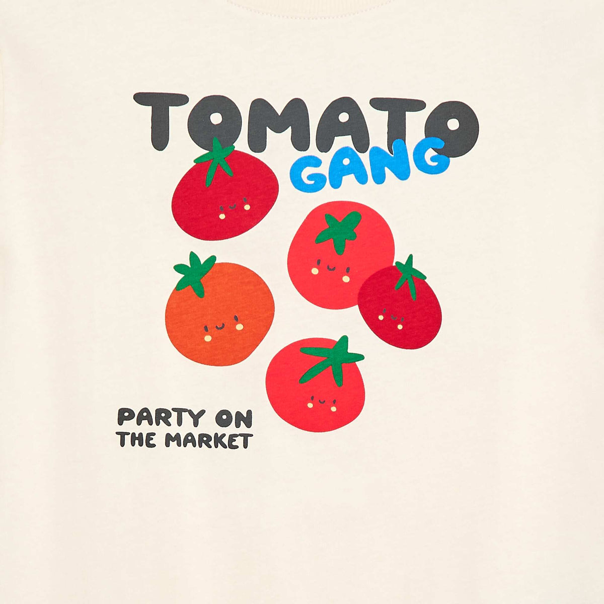 Camiseta de manga corta estampada BLANCO