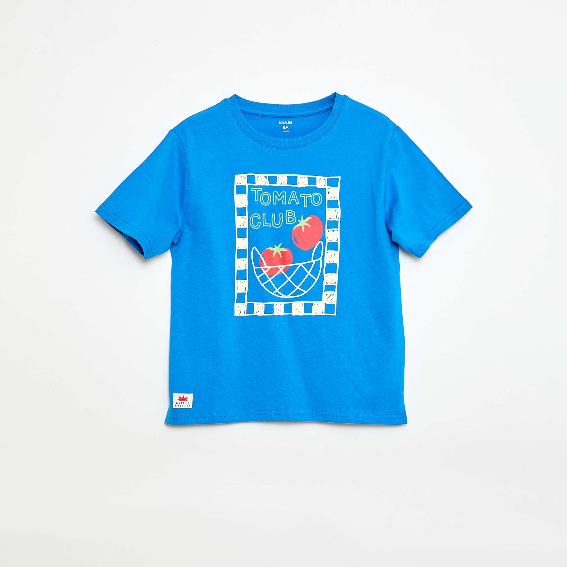 Camiseta de manga corta estampada AZUL