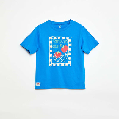 Camiseta de manga corta estampada AZUL