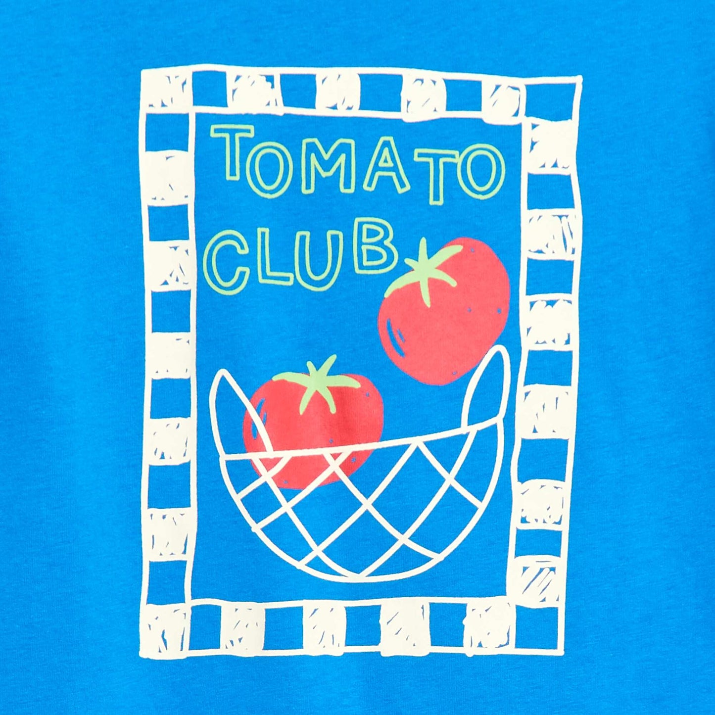 Camiseta de manga corta estampada AZUL