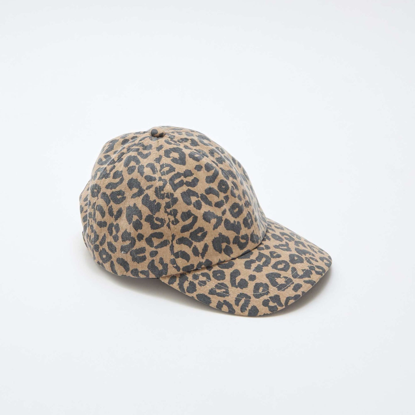 Gorra estampado de leopardo MARRON