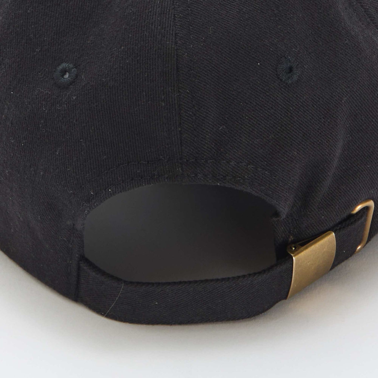 Gorra de algodón NEGRO