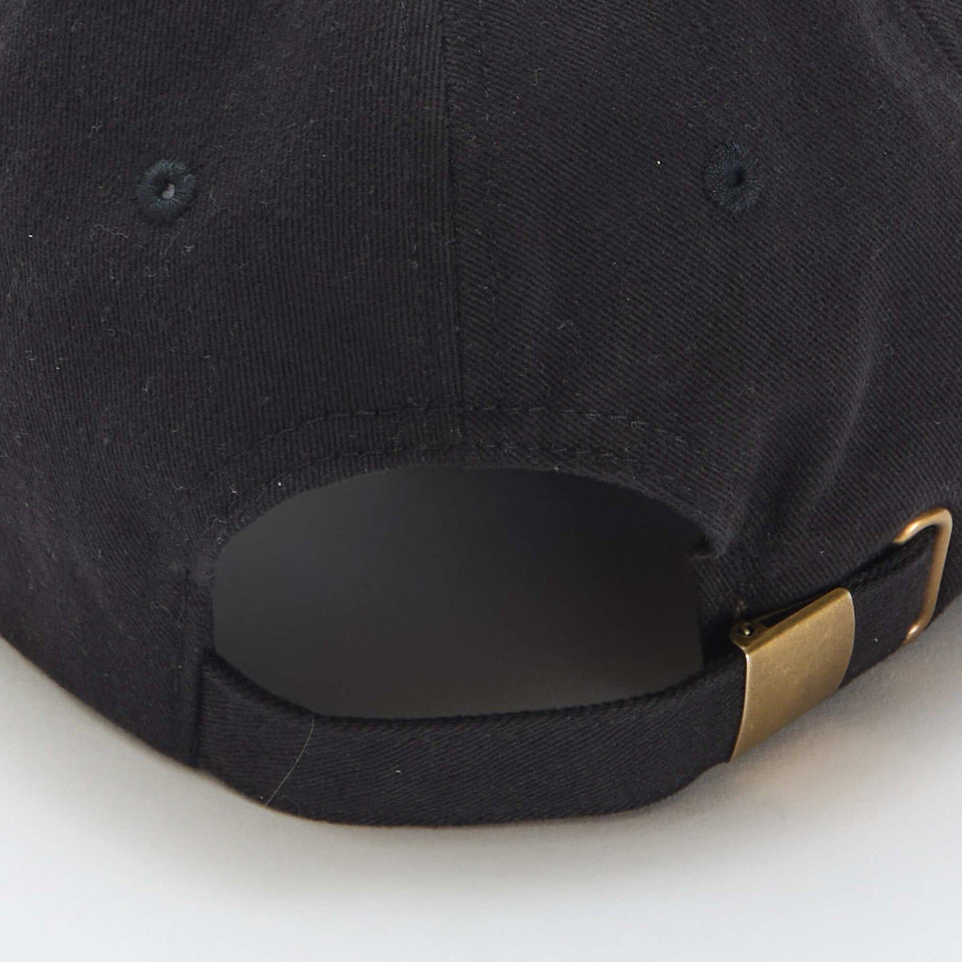 Gorra de algodón NEGRO