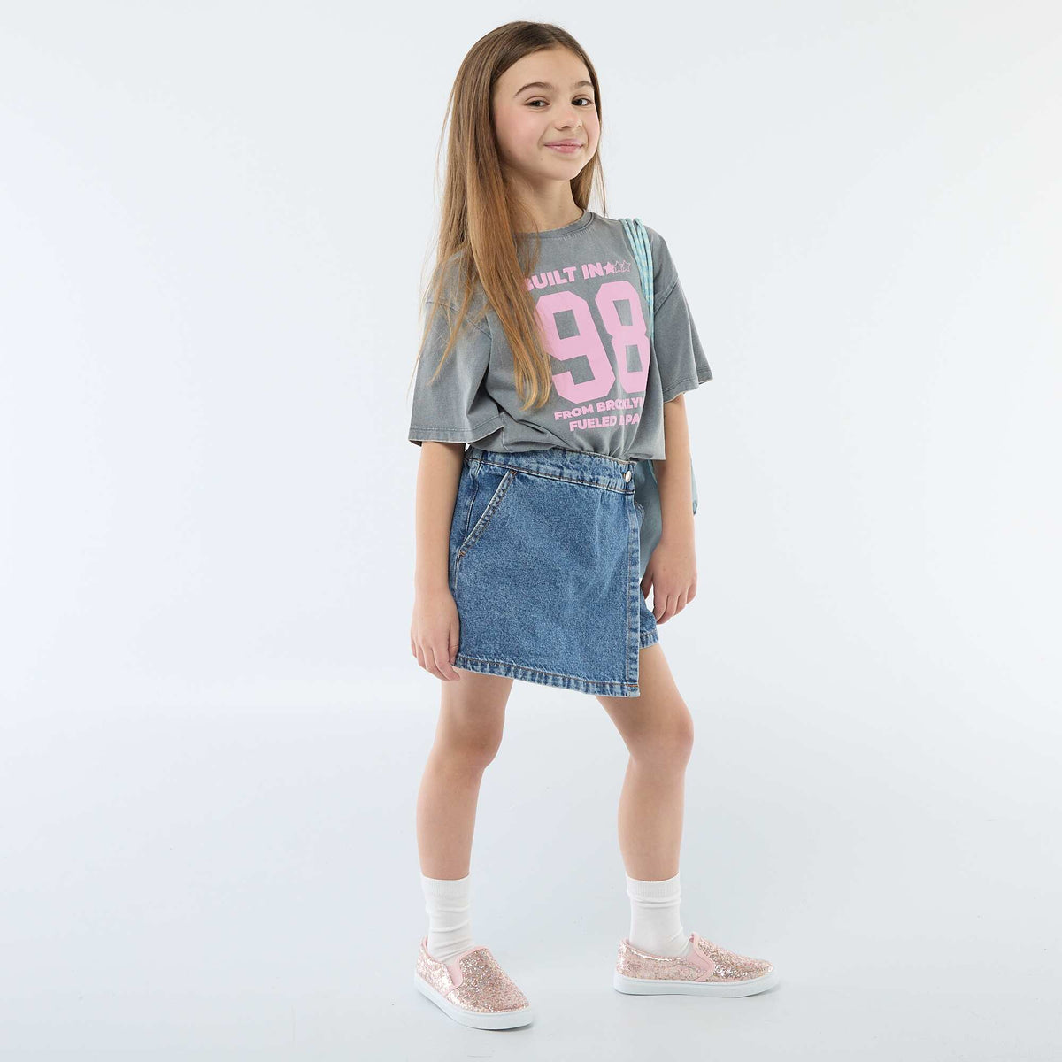 Camiseta estilo americano GRIS