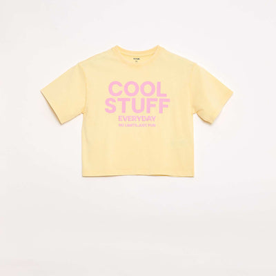 Camiseta estilo americano AMARILLO