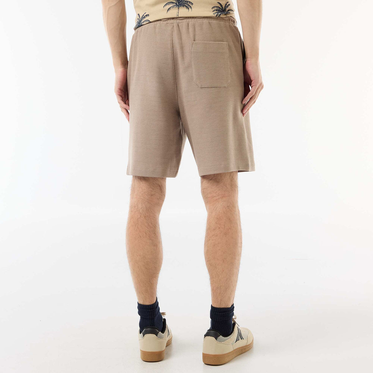 Bermuda de felpa ligera (felpa) BEIGE