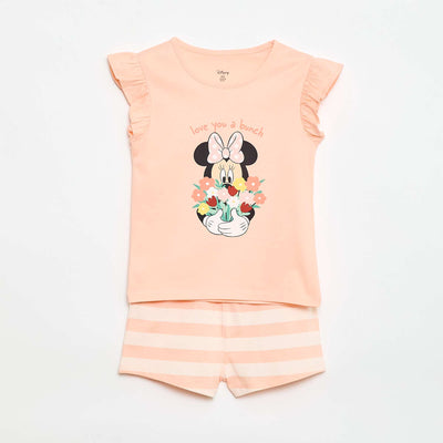 Pijama corto de 2 piezas 'Minnie' 'Disney' NARANJA