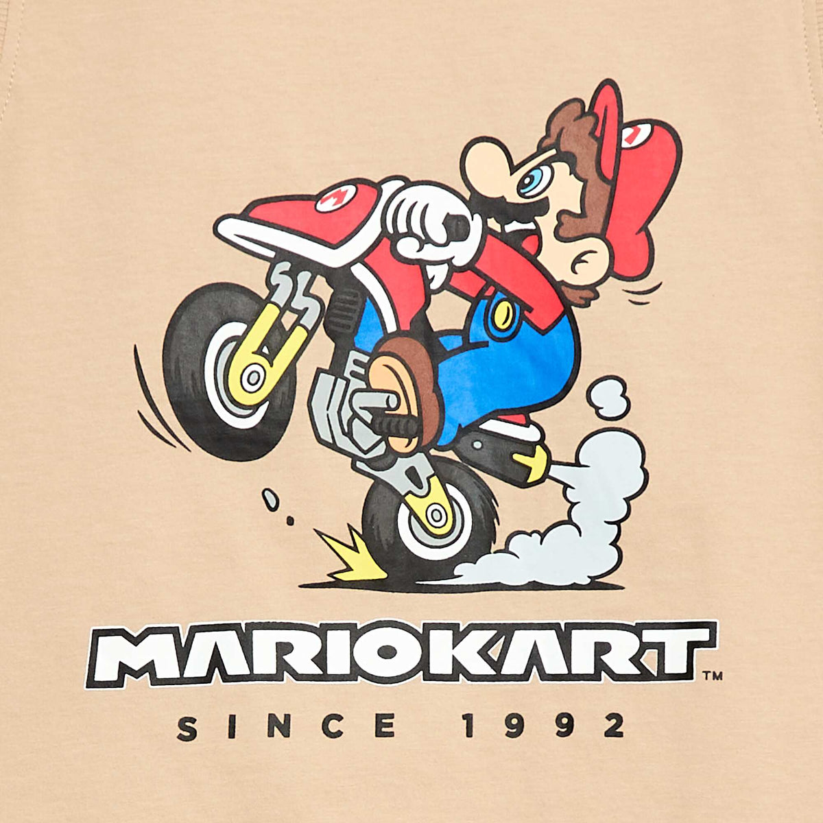 Pijama corto 'Mario Kart' pantalón corto + camiseta - 2 piezas BEIGE
