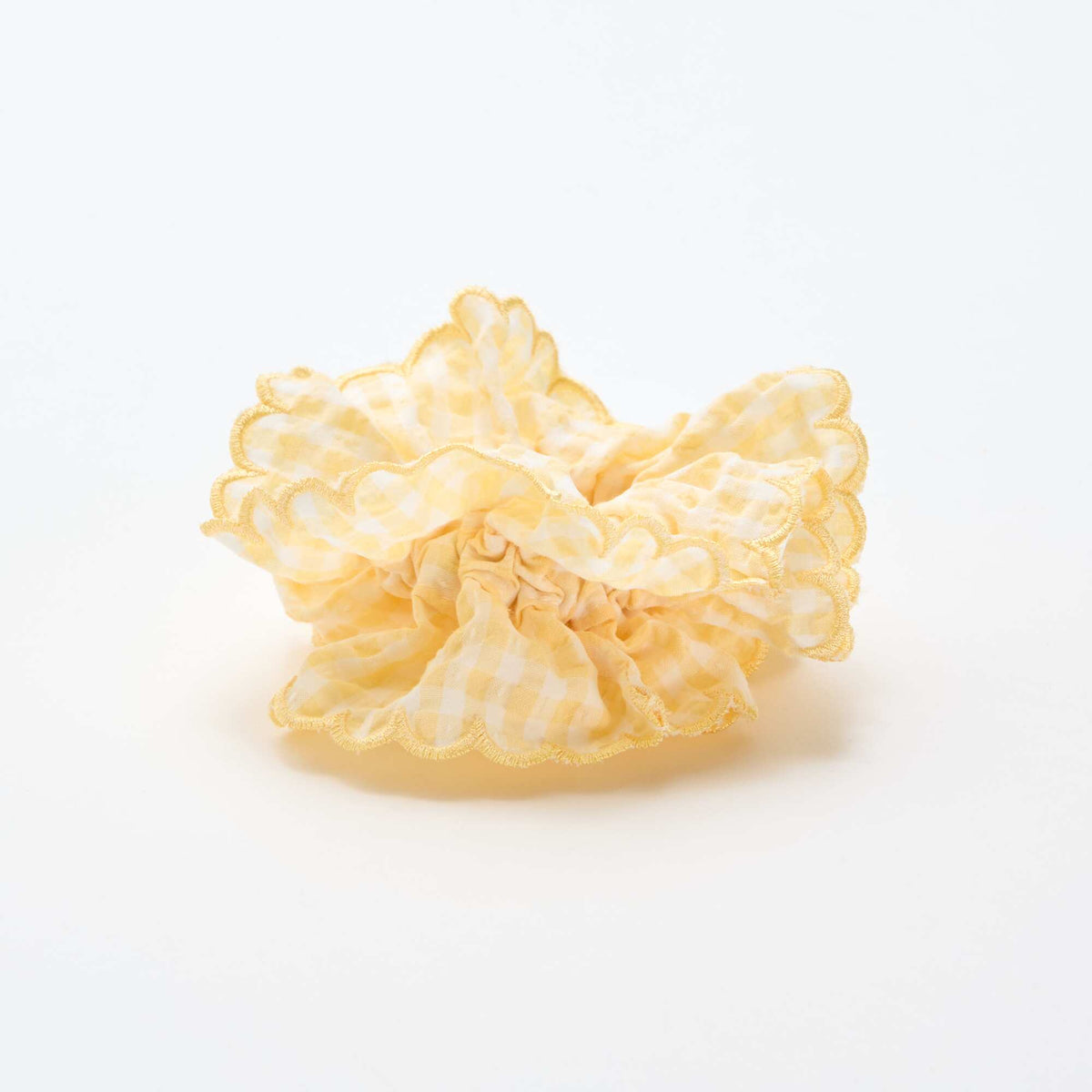 Coletero grande de cuadros vichy AMARILLO