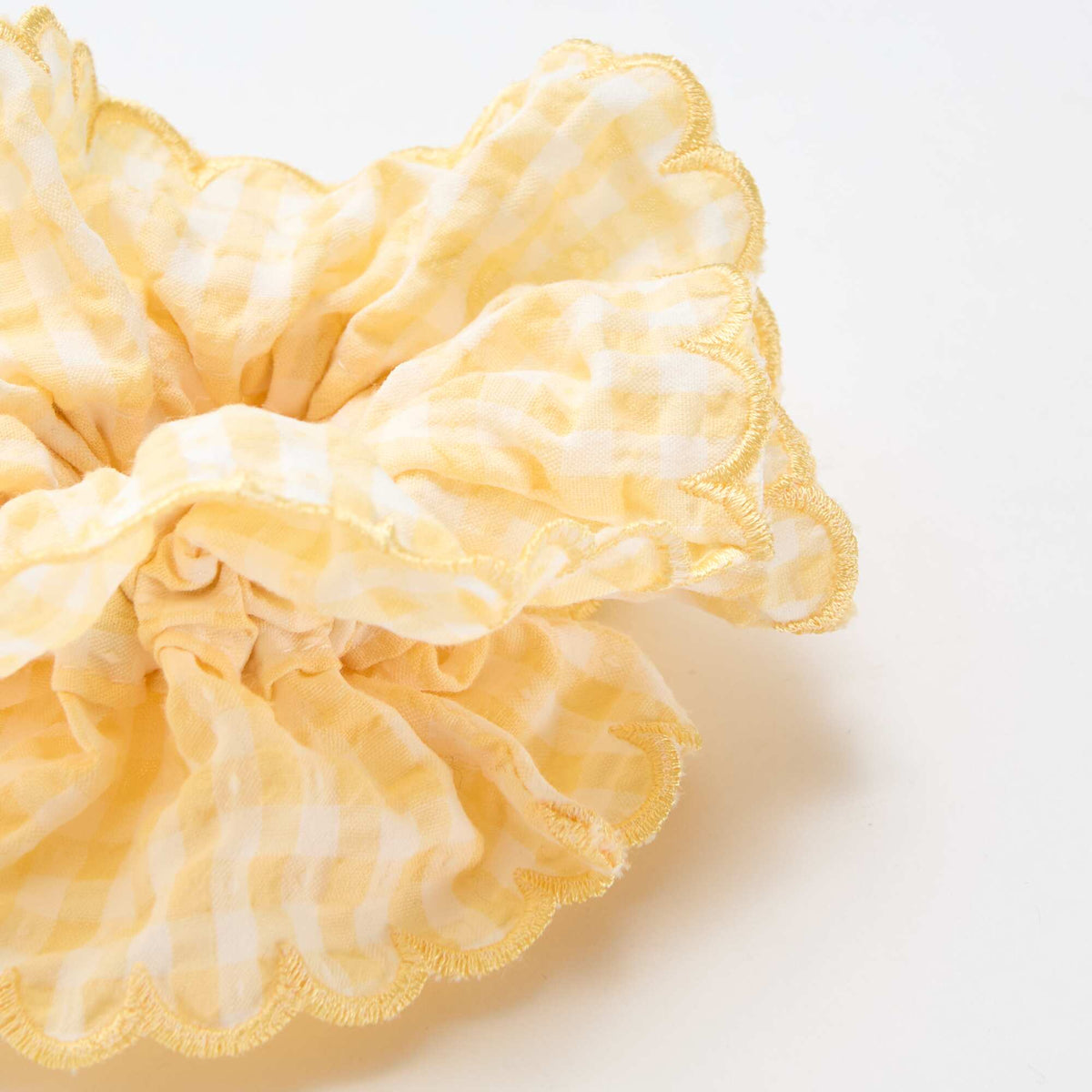 Coletero grande de cuadros vichy AMARILLO
