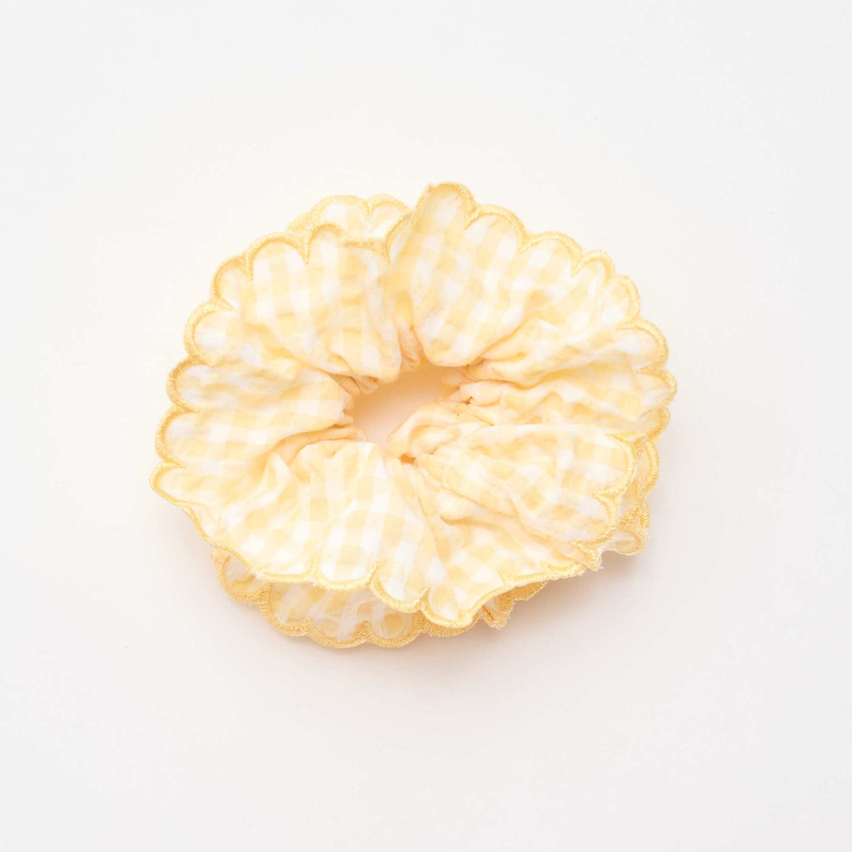 Coletero grande de cuadros vichy AMARILLO