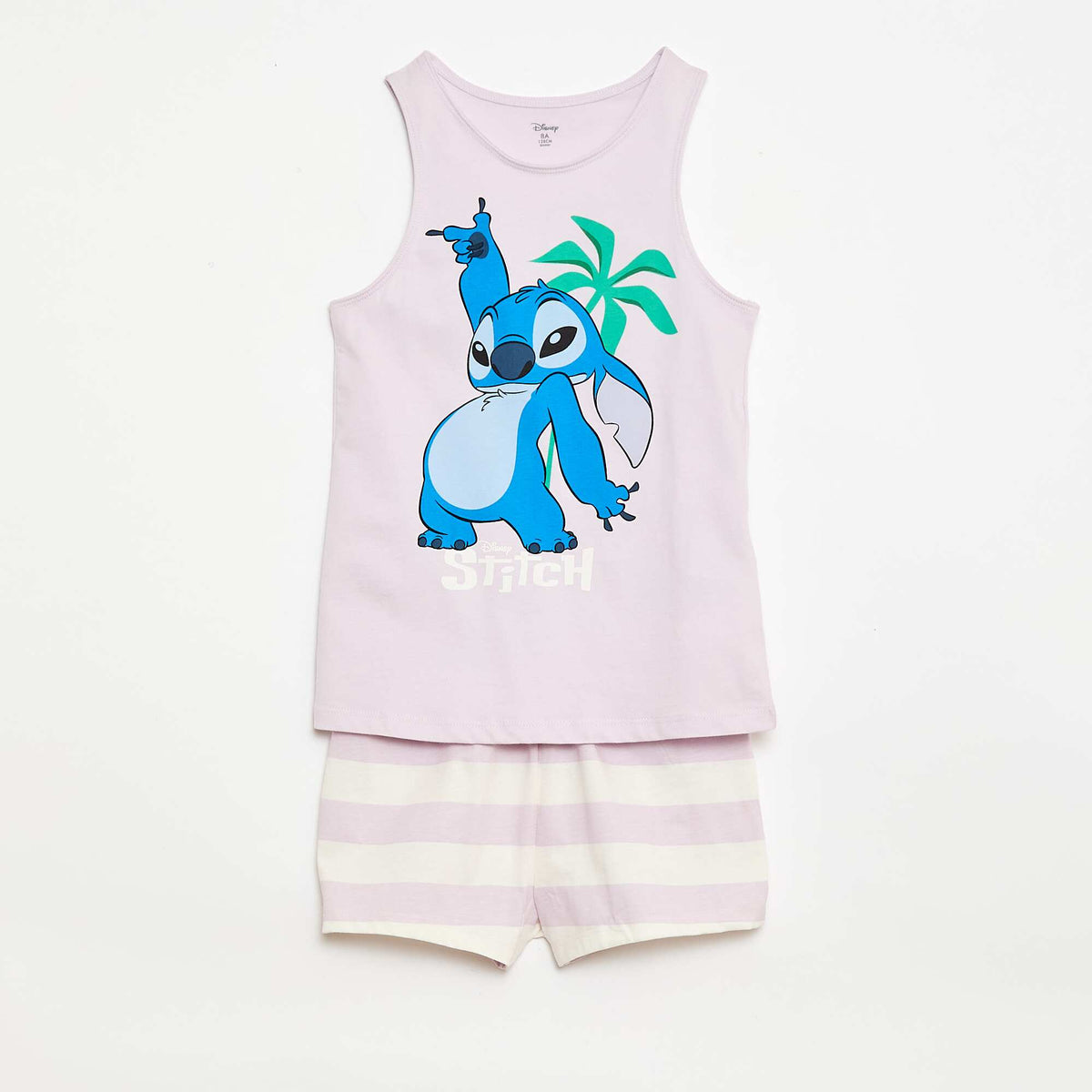 Pijama corto + camiseta 'Disney' PURPURA