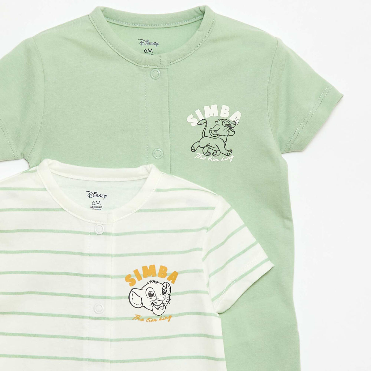 Pack de 2 peleles 'Simba' 'Disney' BLANCO