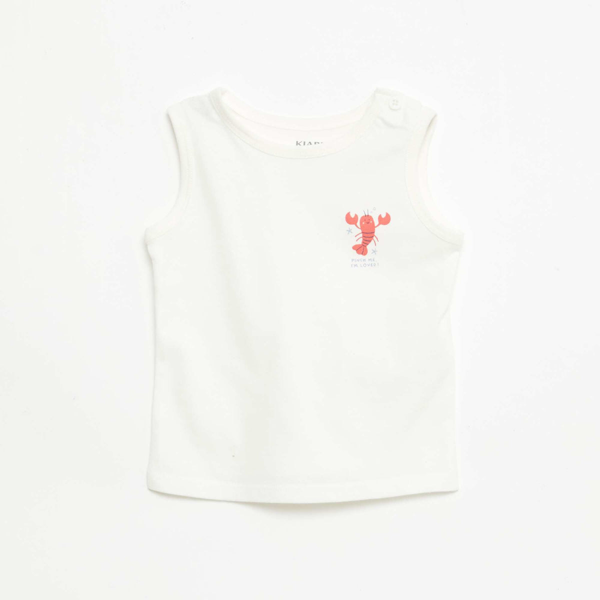 Pack de 2 camisetas de tirantes BLANCO