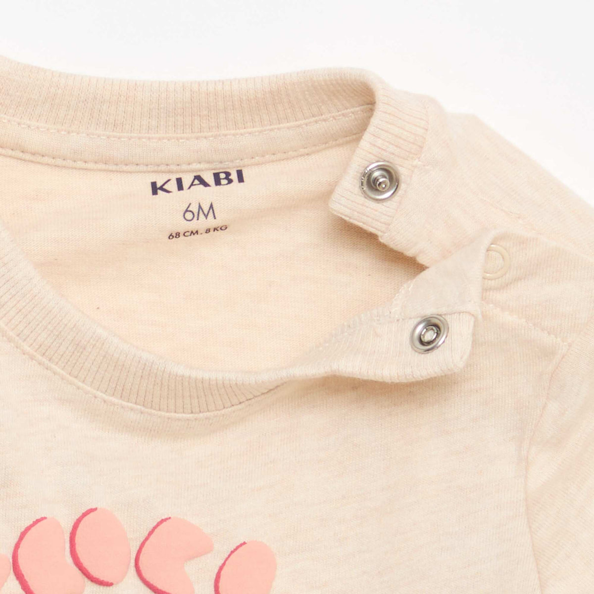 Camiseta con estampado animado BEIGE