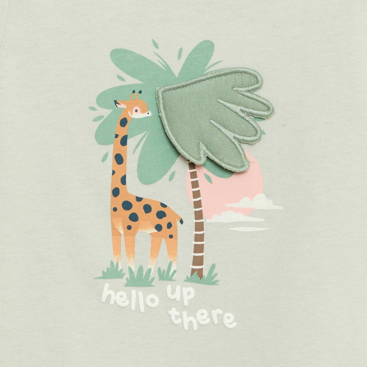Camiseta con estampado animado VERDE