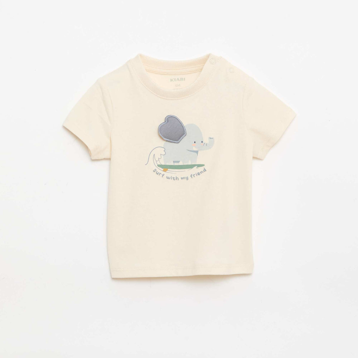 Camiseta con estampado animado BLANCO