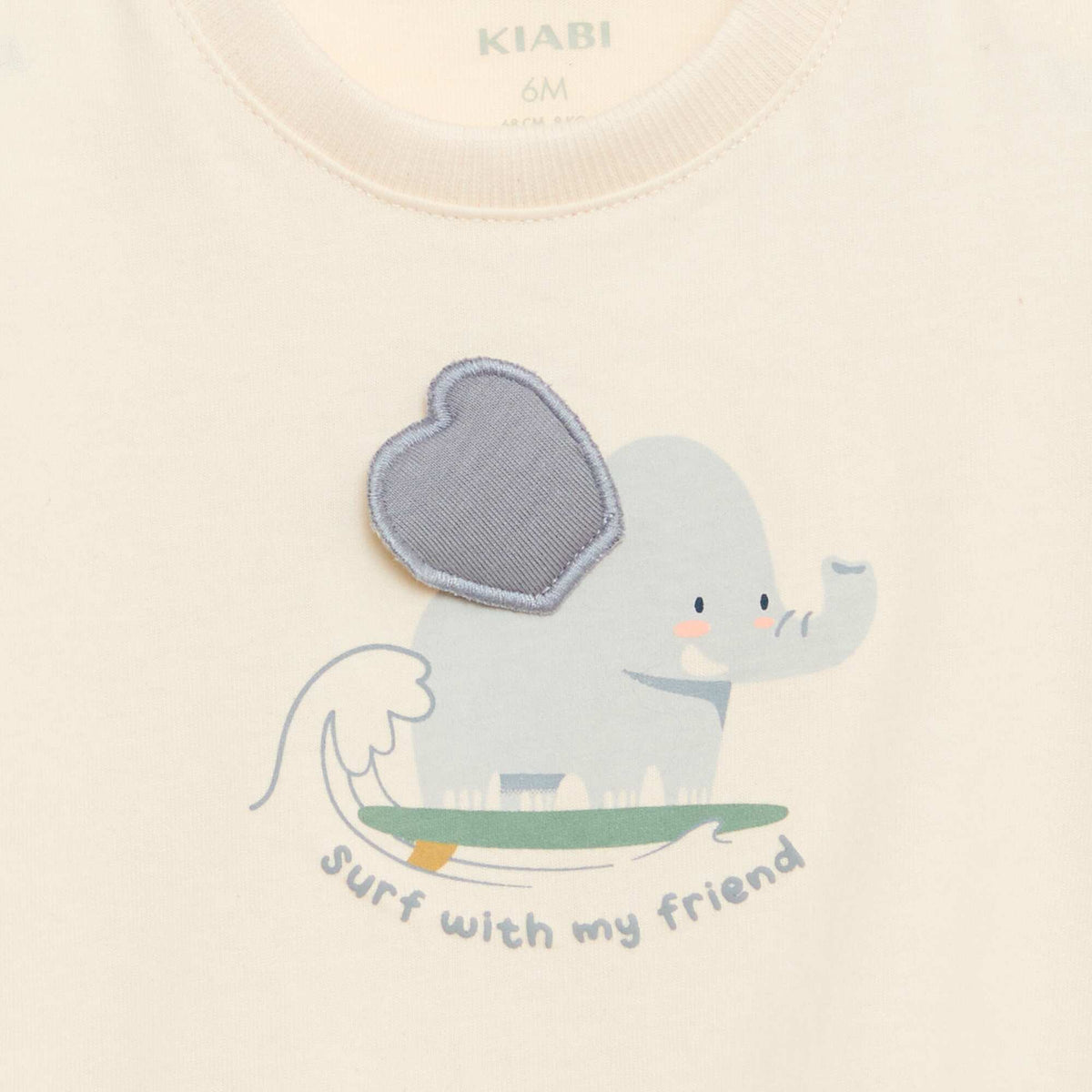 Camiseta con estampado animado BLANCO