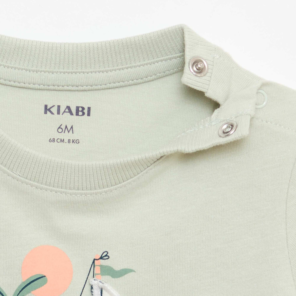 Camiseta con estampado animado VERDE