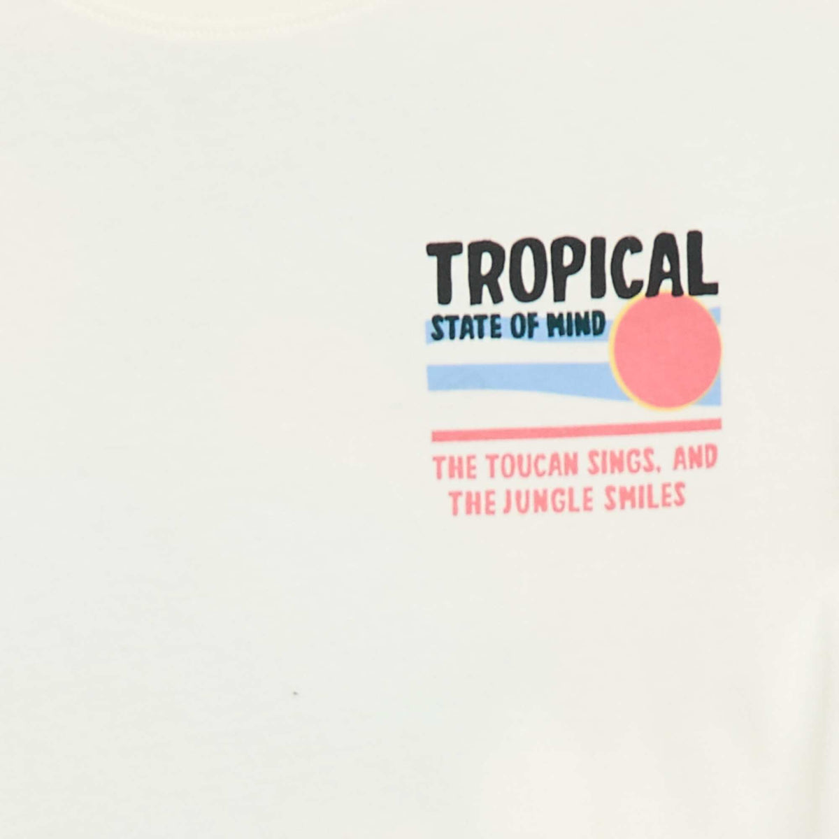 Camiseta corte holgado con estampado en espalda y pecho BLANCO