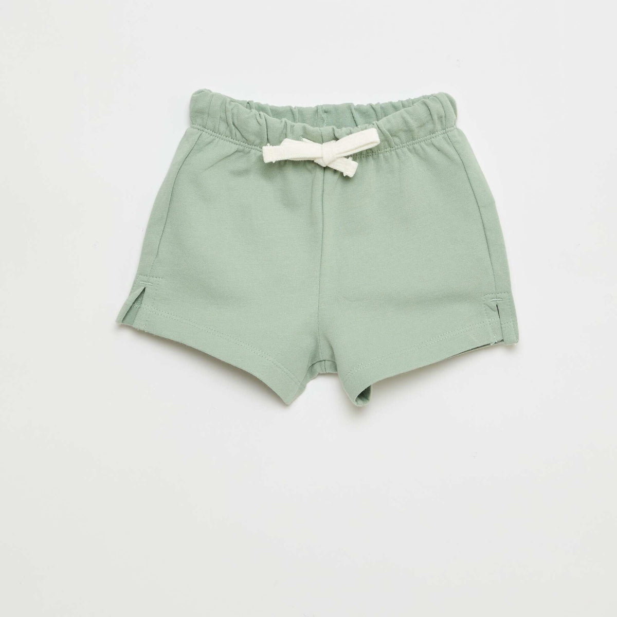 Conjunto de 2 piezas camiseta sin mangas + pantalón corto BLANCO
