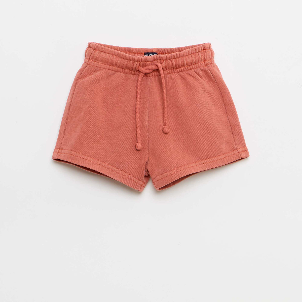 Conjunto de 2 piezas: camiseta bordada + pantalón corto ROJO