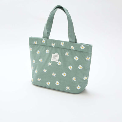 Bolso de tela acolchado VERDE